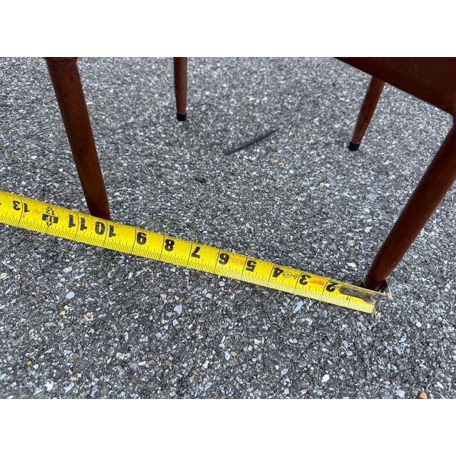 Vintage Heavy Metal Side Table " For Sale - Image 11 of 15