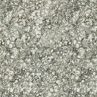 Sample - Schumacher Florence Wallpaper in Carrara For Sale