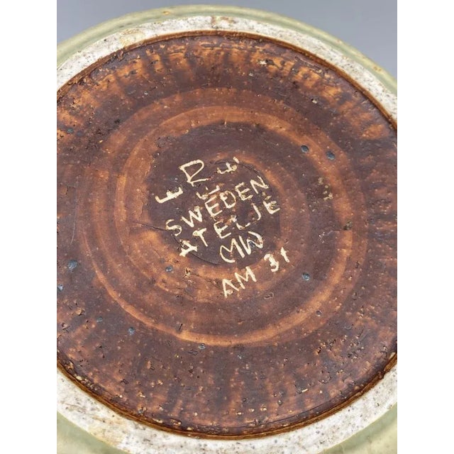 1960s Glazed Stone Vase by Mariane Westman for Rörstrand, Sweden, 1960s For Sale - Image 5 of 10