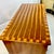 Mid-Century Modern Boho Chic Striped Cedar Top Executive Desk For Sale - Image 16 of 17