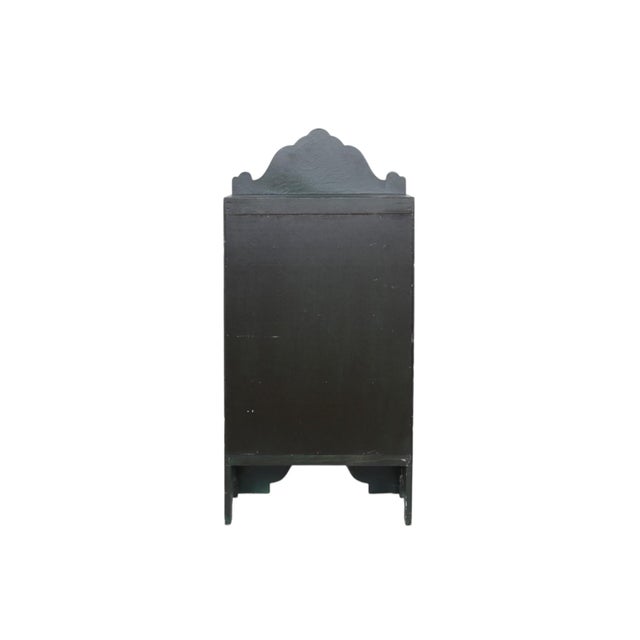 Dark Green Late 20th Century Spanish Artisanal Wine Rack Cabinet For Sale - Image 8 of 8