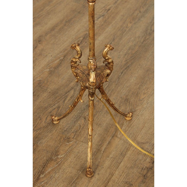 Frederic Cooper Vintage Griffin Base Columnar Floor Lamp Chairish