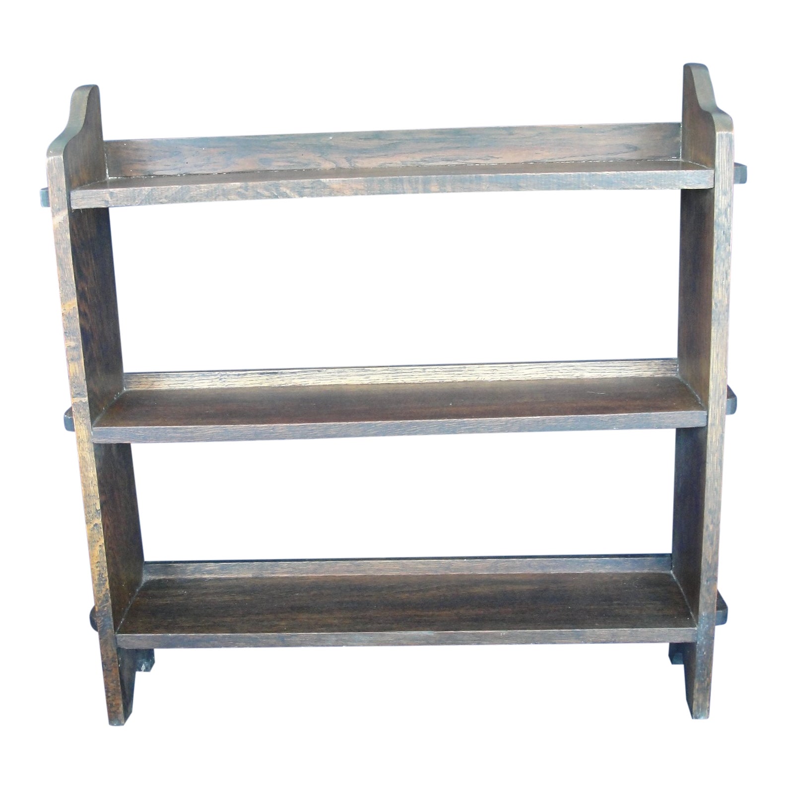 20th Century Mission Oak 3 Tier Book Shelf Chairish