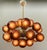 Not Yet Made - Made To Order 21st Century Ovale Natural Brass Frosted Amethyst Murano Sputnik Chandelier by Fabio LTD For Sale - Image 5 of 9