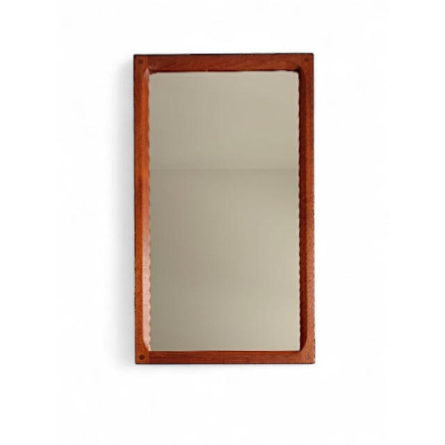 Mid-Century Danish Teak Model 162 Hallway Mirror by Aksel Kjeersgard, 1960s For Sale - Image 12 of 12