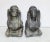 18th-century French models of the Sphinx as cast Iron sphinx doorstops. made as a left and right set to work on double...
