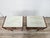 1960s Vintage Walnut Clad Nightstands with Glass Tops, 1960s, Set of 2 For Sale - Image 5 of 18