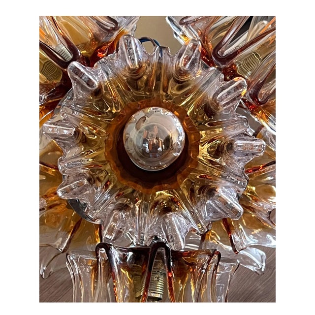 Vintage Sputnik Pendant Light from Mazzega, 1970s For Sale - Image 4 of 8