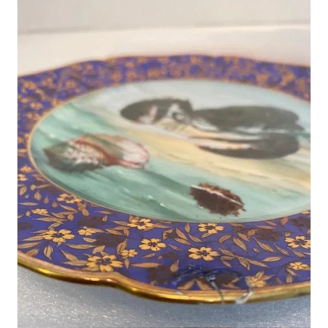 Antique Limoges Porcelain Plates With Lobsters and Shells- Set of 3 For Sale - Image 12 of 12