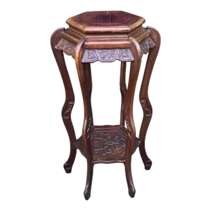 Superb Antique Chinese Rosewood Pedestal Plant Stand