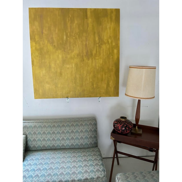 Abstract Abstract Original Painting on Wood Panel by Erik Sulander in Acrylics For Sale - Image 3 of 6