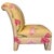 Yellow Pair of Palm Beach Regency Yellow Floral Slipper Chairs With Throw Pillows For Sale - Image 8 of 18