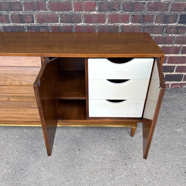 Photography Mid 20th Century Merton Gershun for American of Martinsville Mid Century Lowboy Credenza For Sale - Image 7 of 7