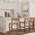 Upgrade your seating with the Butler Specialty Company Valencia Counter Stool, featuring square tapered dark mahogany legs...