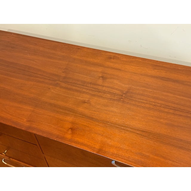 Wood Drexel Modern Mid Century Credenza Dresser Buffet For Sale - Image 7 of 13