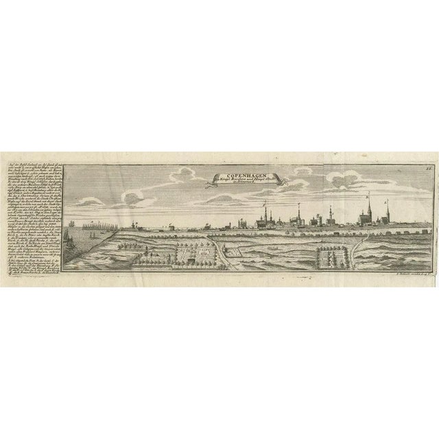 City of Copenhagen, 1720, Paper For Sale