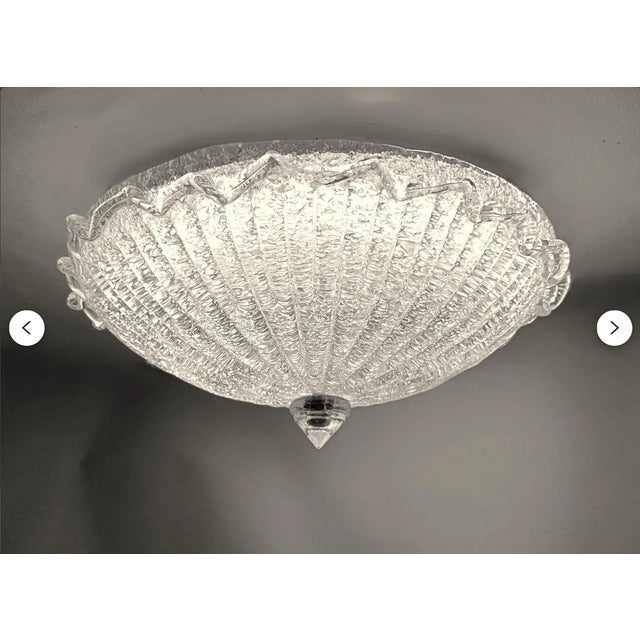 Ceiling Light in Murano Glass from Barovier & Toso For Sale - Image 11 of 15
