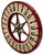 American Nice Antique American Hand Painted Wood & Metal Wheel of Fortune Gaming Wheel Circa Early 20th Century For Sale - Image 3 of 18
