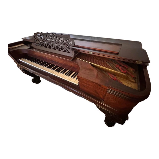 Old Historic Museum-Worthy Restored Victorian Antique Square Grand Piano – Professionally Maintained For Sale