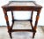 Theodore Alexander Theodore Alexander 2 Tier Mahogany & Marble Side Lamp Table With Pullout Top For Sale - Image 4 of 11