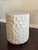 Made Goods Kemma Stool in Light Gray Reconstituted Stone Organic Dimpled Texture Modern Coastal Accent Table For Sale - Image 12 of 12