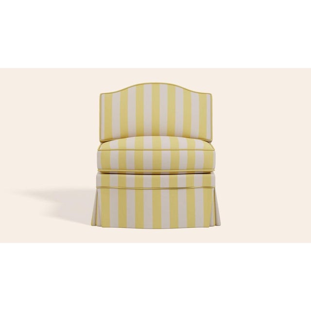 Citron Felix Slipper Chair by Ceraudo For Sale - Image 4 of 6