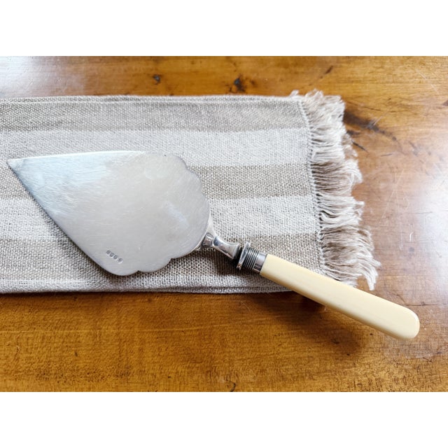 Silver Antique 1909 English Silver Plated Presentation Trowel For Sale - Image 8 of 8