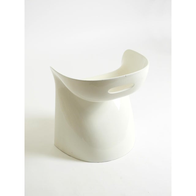 Vintage White Stool by Winfried Staeb, 1970s For Sale - Image 10 of 18