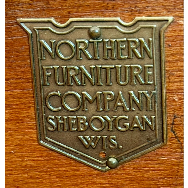 Antique Chippendale Style Mahogany Writing Desk / Dressing Table by Northern Furniture Co For Sale - Image 14 of 14