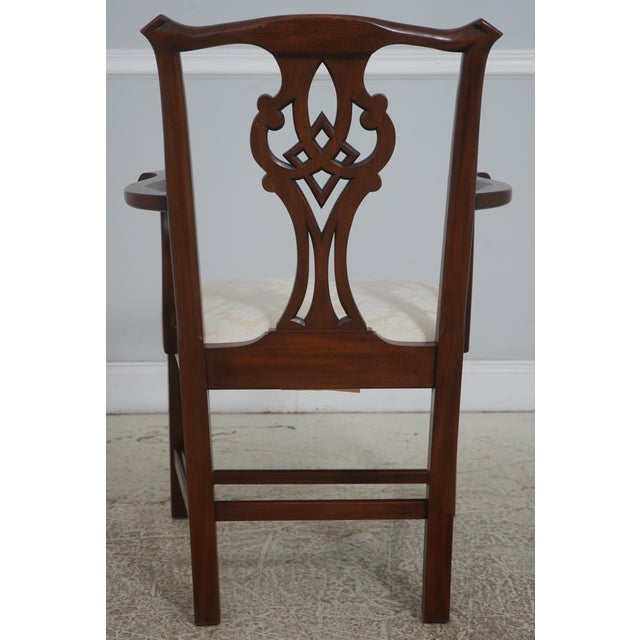 Henkel Harris Set of 10 Henkel Harris Mahogany Dining Chairs For Sale - Image 4 of 18