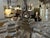 Glass Visual Comfort Signature Crystal Cube Six-Light Chandelier For Sale - Image 7 of 12