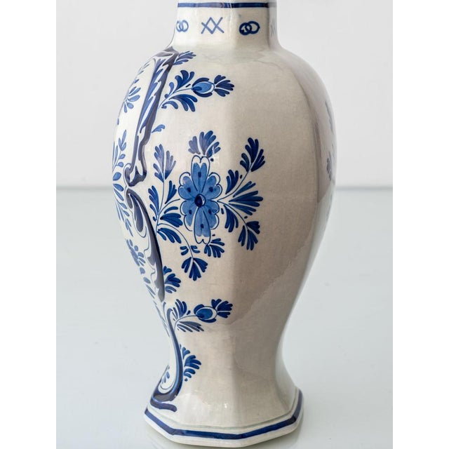 Royal Delft Blue and White Table Lamps, 1905, Set of 2 For Sale - Image 15 of 17