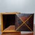 Traditional Wooden Tea Caddy Box With Woven Bamboo Panels and Sliding Lid For Sale - Image 3 of 9