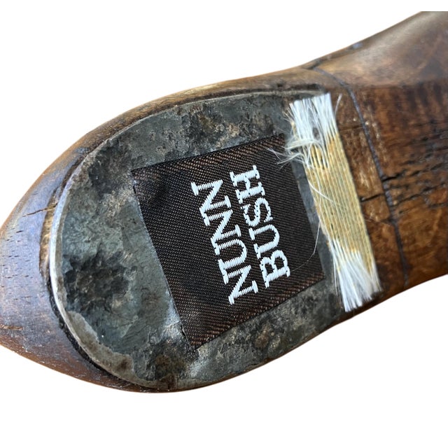Vintage Nunn Bush Wooden Folk Art Decorated Shoe Form For Sale - Image 11 of 17