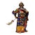 Gilt Bronze Cloisonné Enamel Figure of Guan Yu For Sale