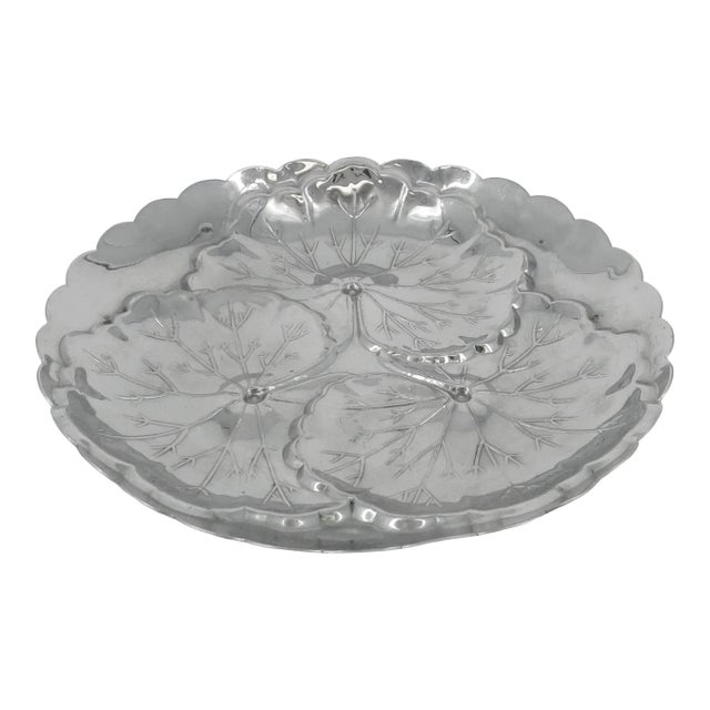 Art Deco Chrome Dish by Bruce Hunt For Sale