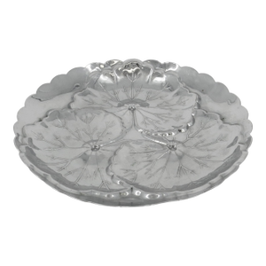 Art Deco Chrome Dish by Bruce Hunt
