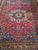 Textile Vintage Persian Khorassan Rug, Hand-Knotted Wool, Floral Pattern, Crimson & Camel, 9x12 For Sale - Image 7 of 14