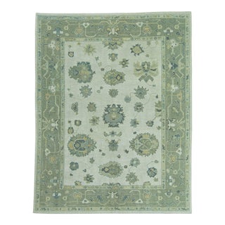 Turkish Oushak Rug 8'10" x 11'4" #19142 For Sale