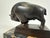 Metal Art Deco French Bizon Figurine attributed to Pierre Blanc, 1930s For Sale - Image 7 of 12