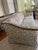 1990s Vintage Traditional Floral Sofa With Exposed Wood Frame – Reupholstered For Sale - Image 5 of 12