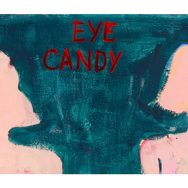 Eye Candy by Patricia Zinsmeister Parker (1934 - 2024) Mixed Media on Canvas, Exact Year Unknown, 55" x 55" Patricia...