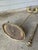 Vintage Solid Polished Brass 5-Piece Fireplace Tool Companion Set For Sale - Image 11 of 11