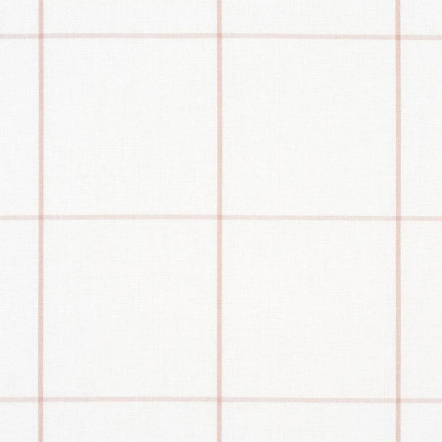 Contemporary Schumacher x Veere Grenney Woodman Check Fabric In Temple Pink For Sale - Image 3 of 6