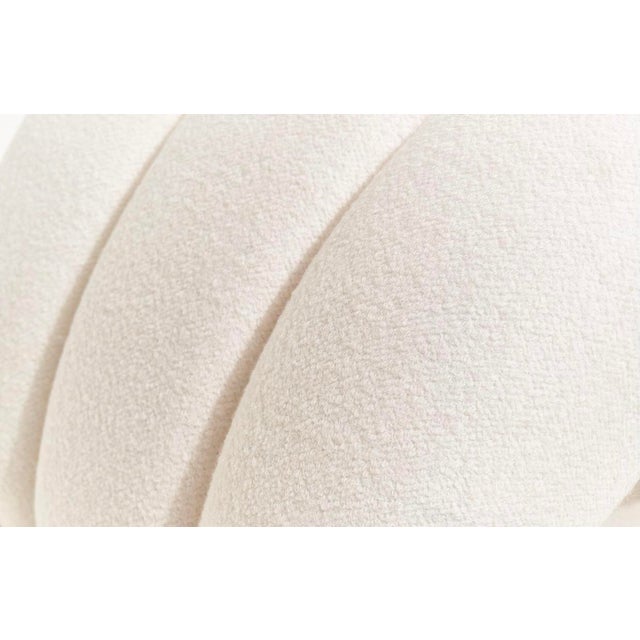 White Channel Tufted Chaise Lounge by Vladimir Kagan, 1980 For Sale - Image 8 of 9