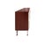 Stunning 1950s Italian sideboard of eight drawers crafted in walnut and finished in a sleek white lacquer. The drawers are...