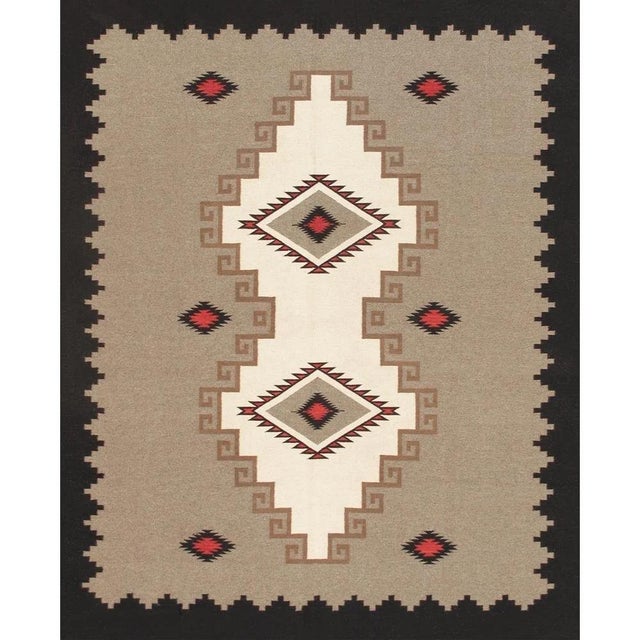Tuscany Wool Mocha Area Rug, 8' 2'' X 9'10'' For Sale - Image 4 of 4