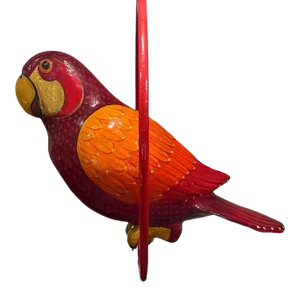 1970s Sergio Bustamante Signed & Numbered Parrot on Perch