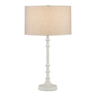 Currey & Company Gallo White Table Lamp For Sale
