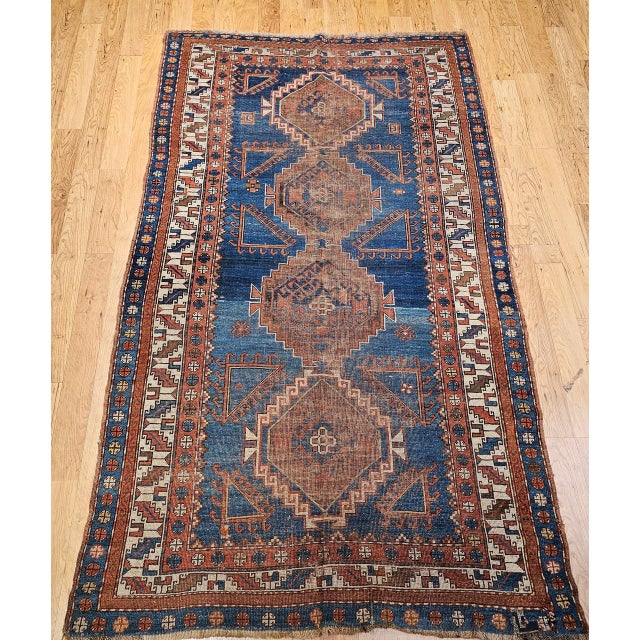 You will be enchanted with the artistry and timeless beauty of this magnificent late 19th Century Caucasian Kazak area rug...